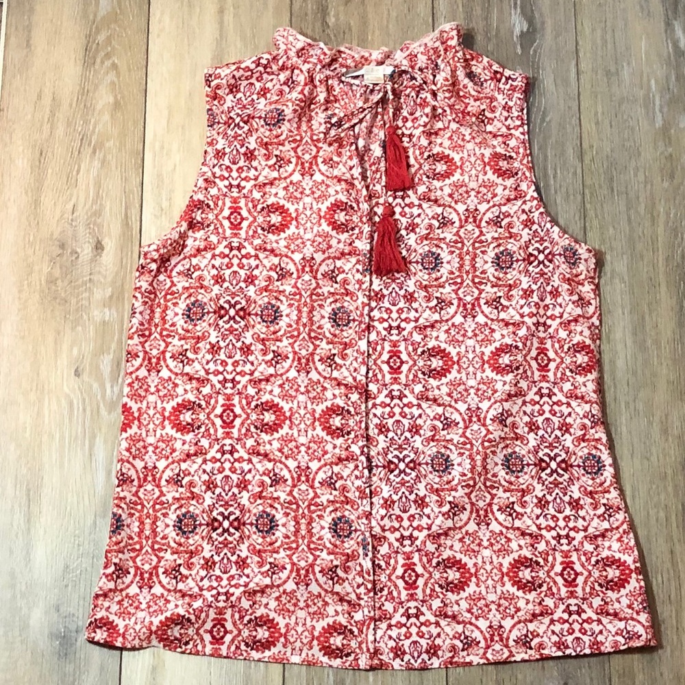 C & E Sleeveless Blouse